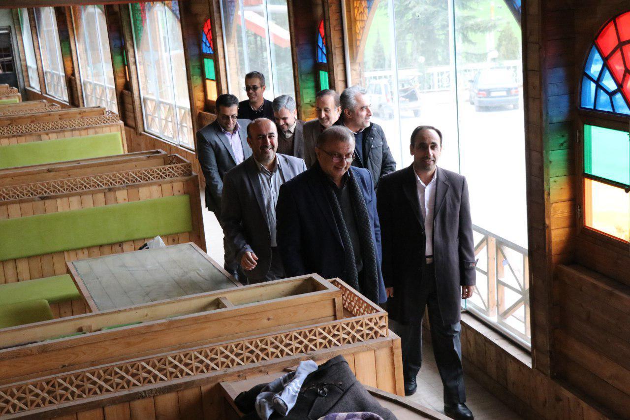 بازدید رئیس گردشگری مازندران از روستای زرندین سفلی