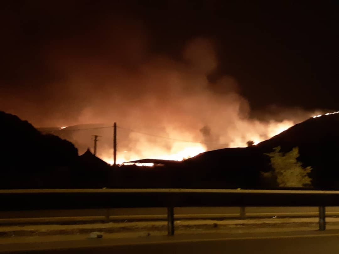 آتش سوزی گسترده و هشدار جدی به مدیران گچساران