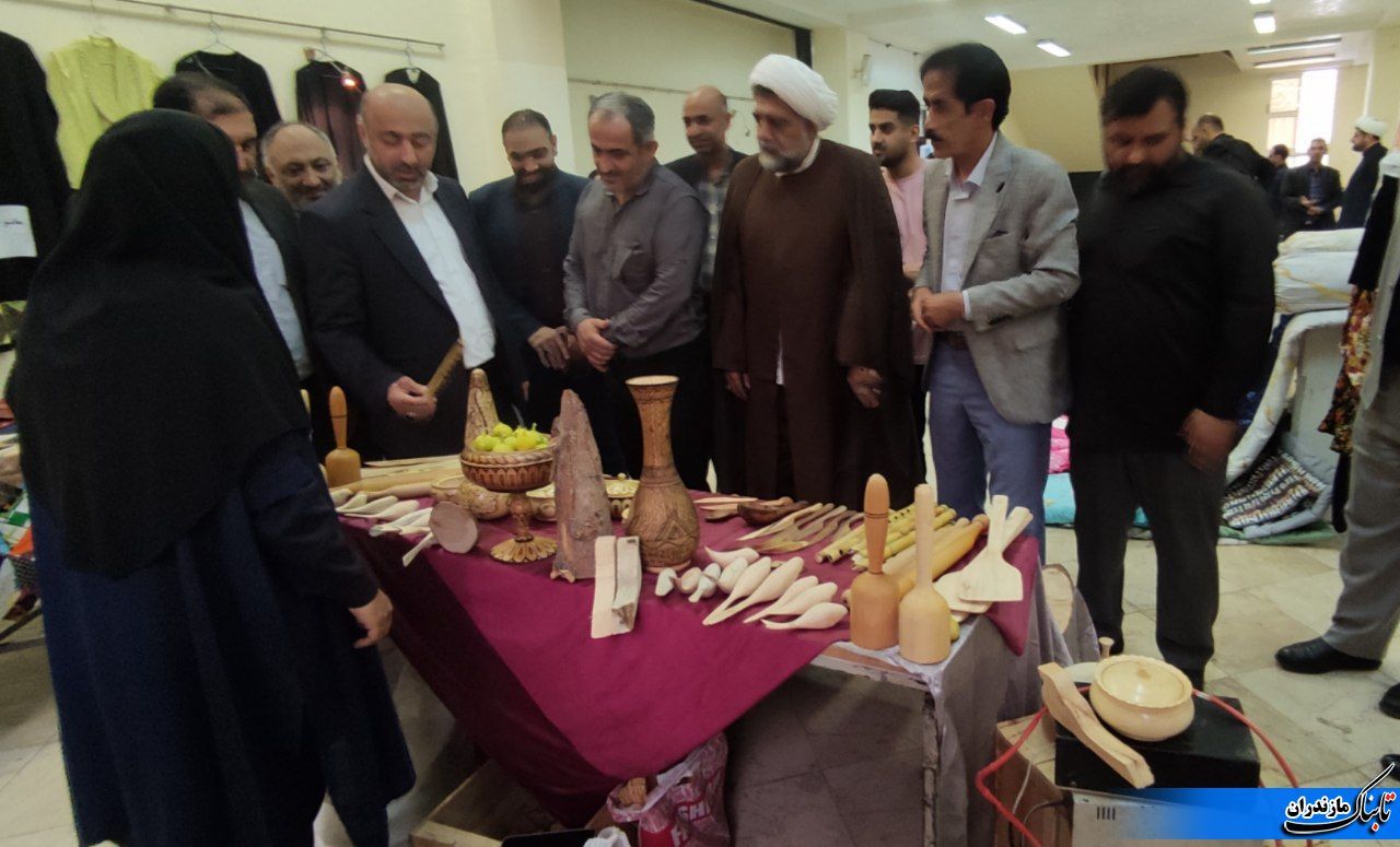 افتتاح نمایشگاه صنایع دستی هنرمندان نکایی در هفته دولت