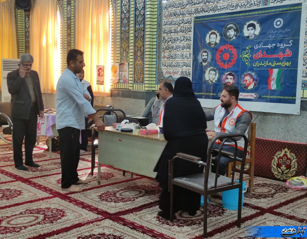 برگزاری خدمات درمانی رایگان در روستای وِلاشِد نکا