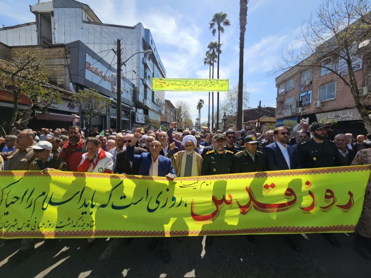 گزارش تصویری از راهپیمایی روز جهانی قدس شهرستان لنگرود