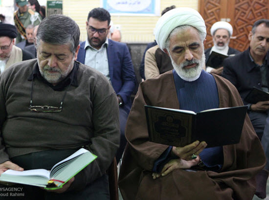 تصاویر/ اصلاح طلب و اصولگرا در ختم پدر آهنگران