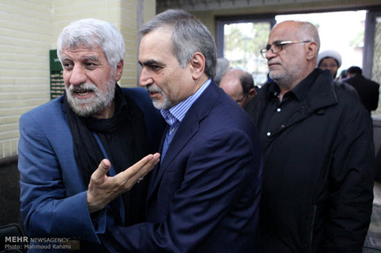 تصاویر/ اصلاح طلب و اصولگرا در ختم پدر آهنگران