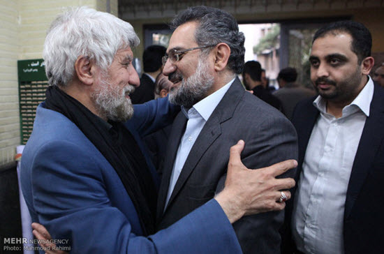 تصاویر/ اصلاح طلب و اصولگرا در ختم پدر آهنگران