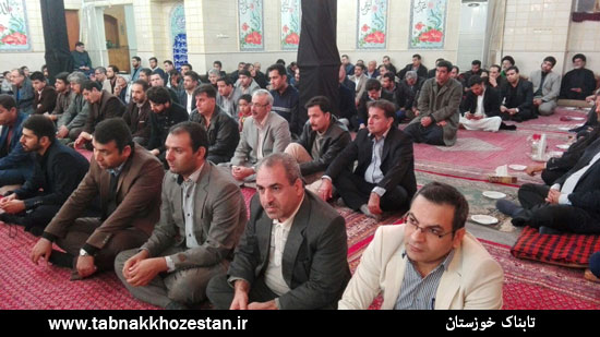 تصاویر/ مراسم سوگواری در حسینیه شهدای شمخانی اهواز