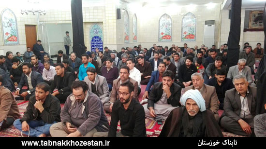 تصاویر/ مراسم سوگواری در حسینیه شهدای شمخانی اهواز
