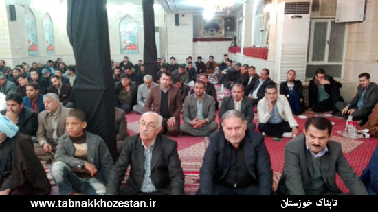 تصاویر/ مراسم سوگواری در حسینیه شهدای شمخانی اهواز