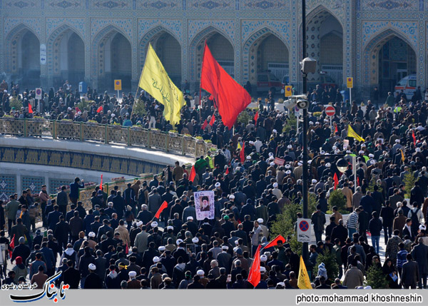 حضور حماسی مردم در راهپیمایی 9 دی مشهد به روایت تصاویر