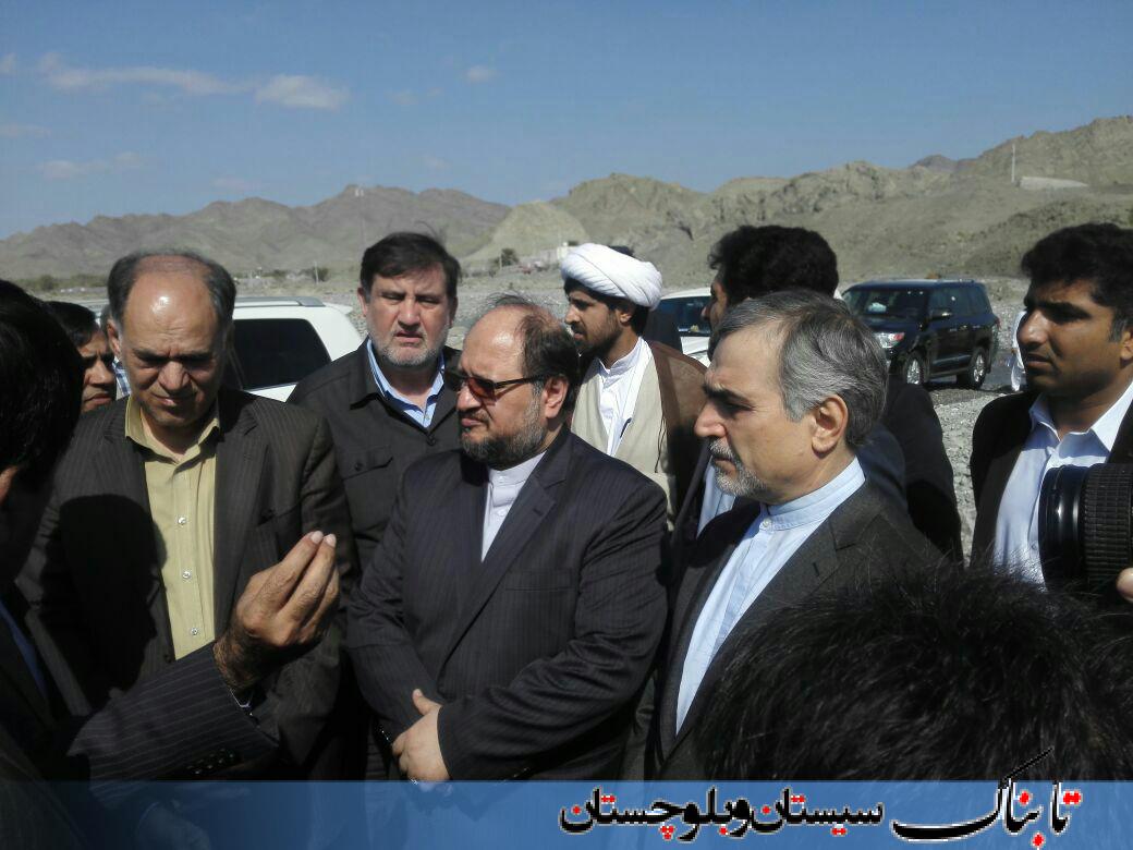 بازدید معاون اجرایی رئیس جمهور و هیئت همراه  از مناطق سیل&zwnj;زده سیستان و بلوچستان