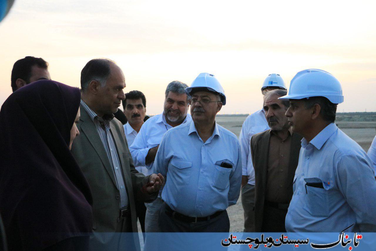 بازدید استاندار سیستان و بلوچستان از شهرک پتروشیمی مکران + تصاویر
