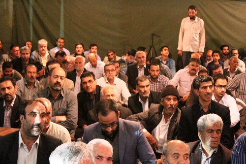 گزارش تصویری حمایت حجت الاسلام صابری از محمد حسن آصفری