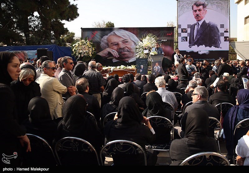 مراسم تشییع پیکر مرحوم داوود رشیدی