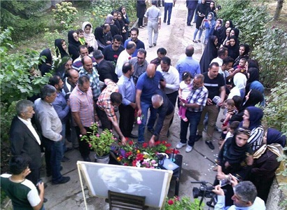 گلباران منزل داوود رشیدی در کلاردشت+عکس