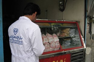 بازدید مدیر کل دامپزشکی استان قزوین از نحوه نظارت بهداشتی بر مراکز عرضه