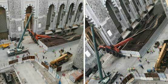 سقوط دوباره جرثقیل در مسجدالحرام +عکس سقوط دوباره جرثقیل در مسجدالحرام +عکس