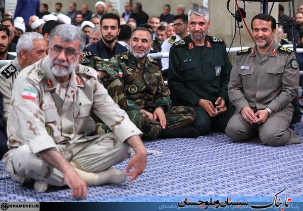 حبیب مرزهای سیستان و بلوچستان در محضر رهبر معظم انقلاب حبیب مرزهای سیستان و بلوچستان در محضر رهبر معظم انقلاب