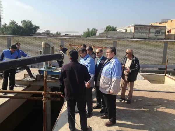 بازدید میدانی مهندس اسماعیل نجار  رییس سازمان مدیریت بحران کشور و کیامرث حاجی زاده معاون استاندار و مدیرکل مدیریت بحران خوزستان از وضعیت مناطق آبگرفته شهرستان خرمشهر