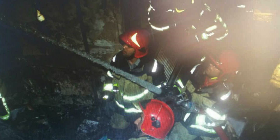 آتش سوزی در بازار قزوین آتش سوزی در بازار قزوین