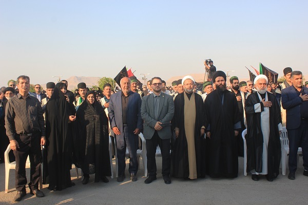 در شهرستان مسجدسلیمان آئین کتل بندون همراه با رونمایی از مافگه و یادمان امام حسین (ع)برگزارشد.