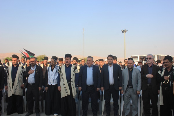 در شهرستان مسجدسلیمان آئین کتل بندون همراه با رونمایی از مافگه و یادمان امام حسین (ع)برگزارشد.