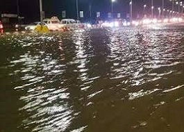 اولین بارش باران پاییزی در هرسین خسارت به بار آورد