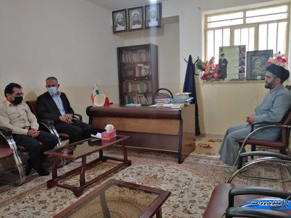 دیدار مدیر آموزش وپرورش با امام جمعه شهرستان لنده+تصویر