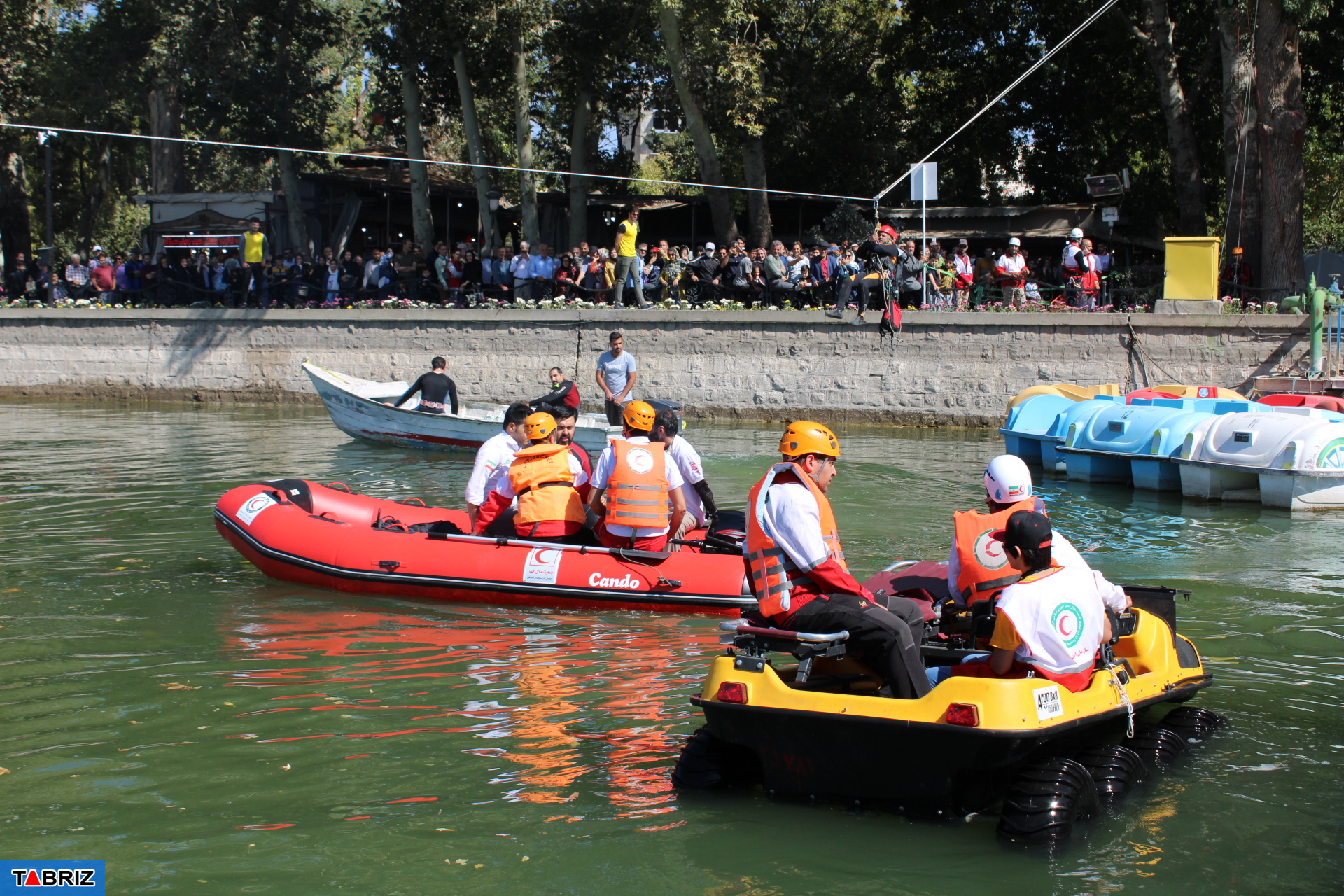 مانور امداد و نجات در ائل گلی تبریز مانور امداد و نجات در ائل گلی تبریز