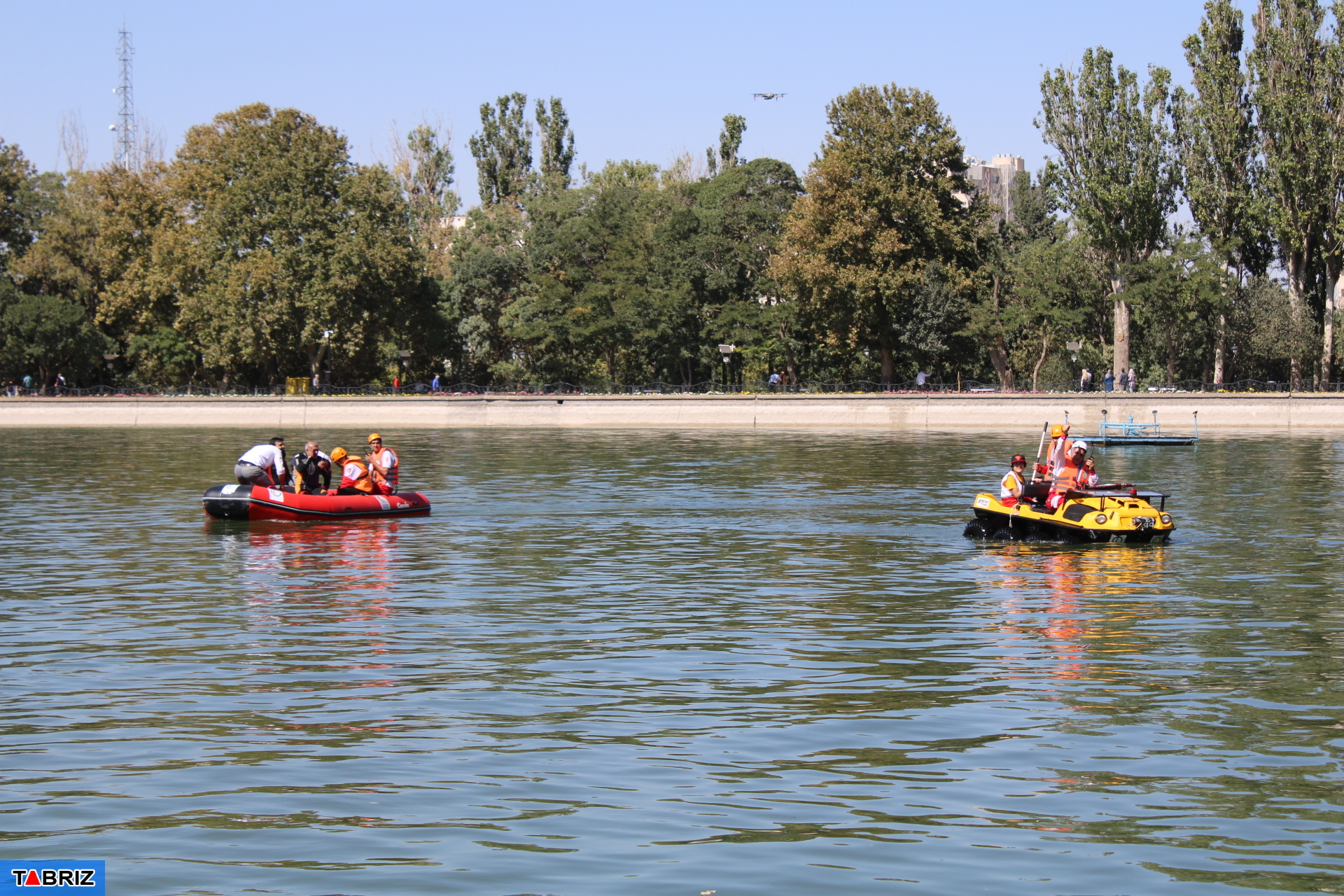 مانور امداد و نجات در ائل گلی تبریز مانور امداد و نجات در ائل گلی تبریز