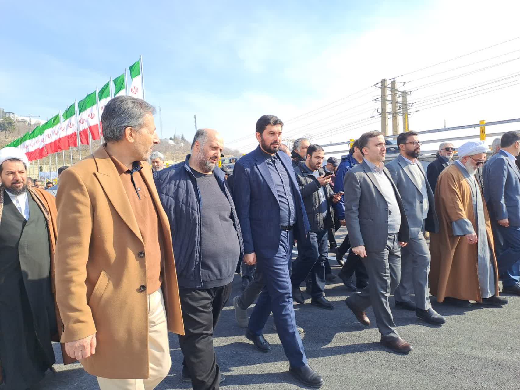 آئین افتتاح پل خروجی شهر لواسان صورت گرفت