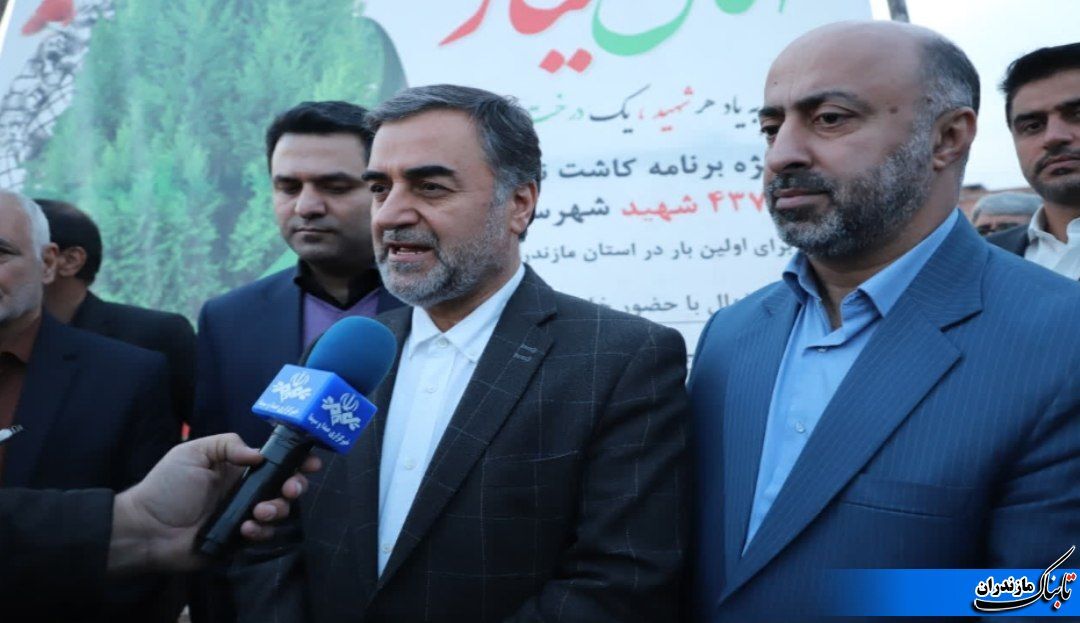 با حضور استاندار؛ غرس ۴۳۷ نهال در نکا آغاز شد / توسعه درخت بومی انجیلی بر مازندران تکلیف شد / تمدن مازندران با حفظ منابع طبیعی گره خورده است