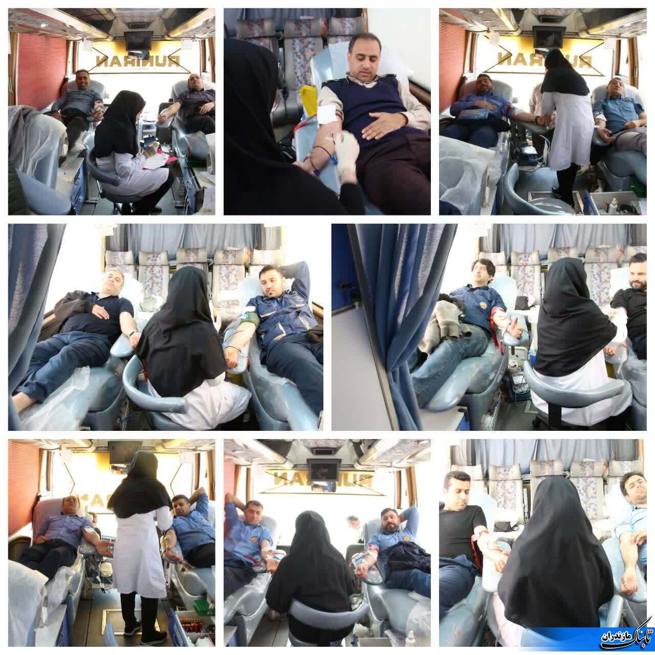 كاركنان نيروگاه نكا بیش از ۳۲ هزار سی‌سی خون اهداء کردند