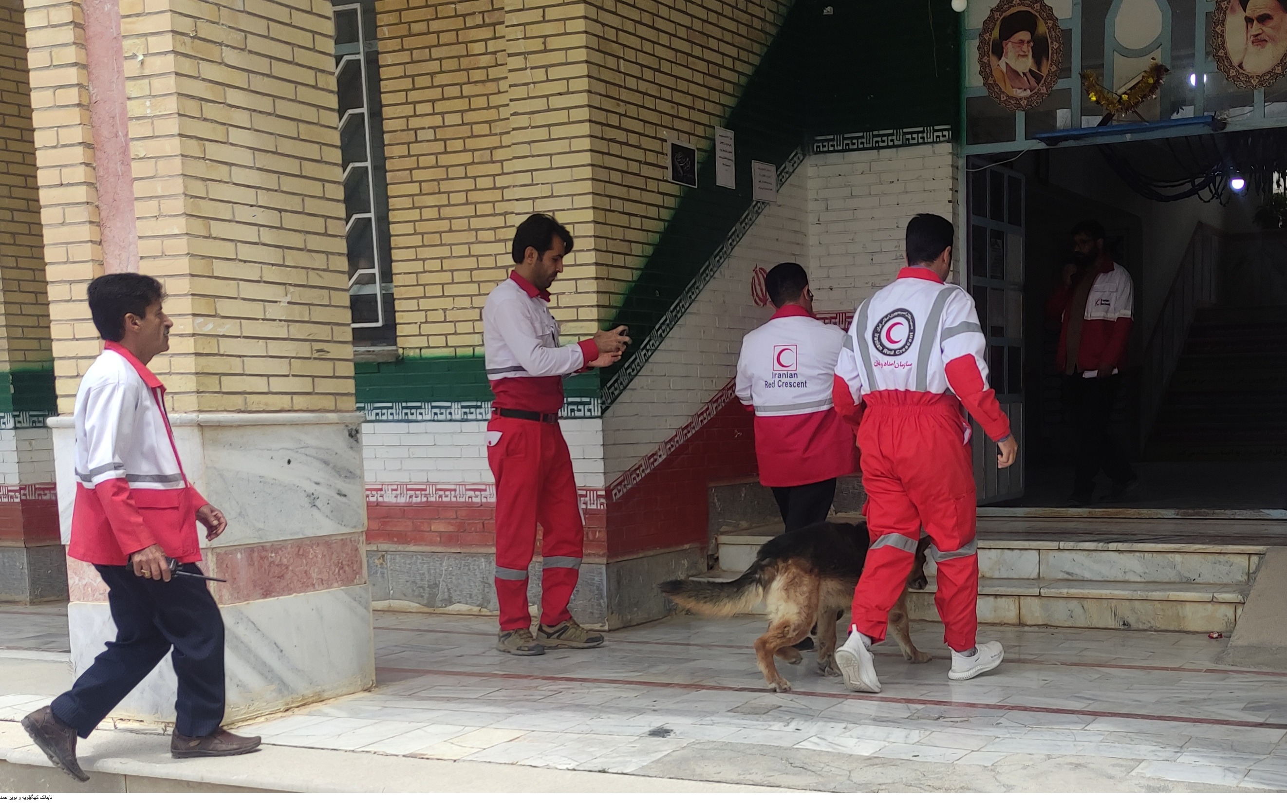 برگزاری مانور زلزله در مارگون برگزاری مانور زلزله در مارگون