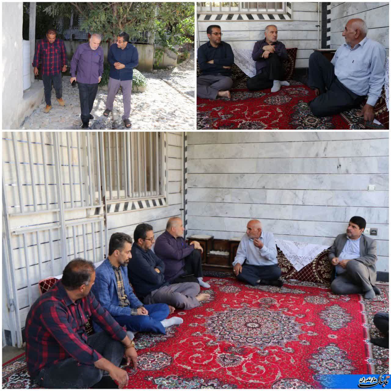 بازدید نماینده شرق مازندران از دو روستای «سفیدکوه» و «اِرَم» هزارجریب نکا