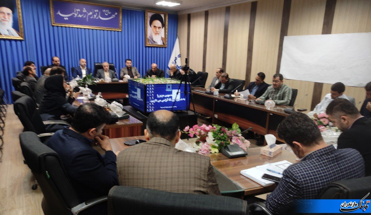 طرح‌‌های عمرانی و زیرساختی در دست اقدام شهرداری نکا مورد بررسی قرار گرفت