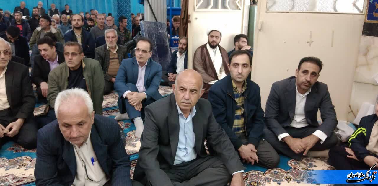 برپایی نماز عید فطر در نکا