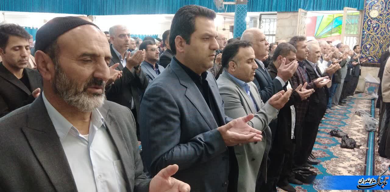 برپایی نماز عید فطر در نکا