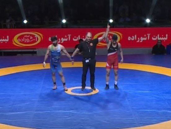 کشتیگیر شیروانی نائب قهرمان کشور شد