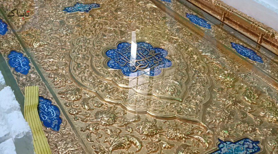 پایان کار ساخت درب «باب المهدی» حرمین شریفین شهر سامرا