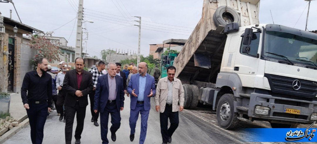 افتتاح طرح هادی روستای حاجی‌محله نکا