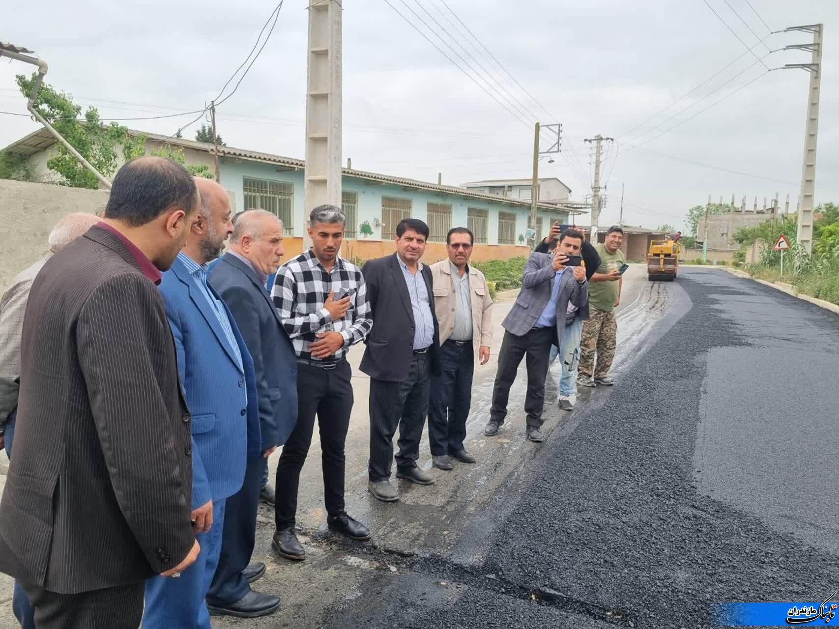 افتتاح طرح هادی روستای حاجی‌محله نکا
