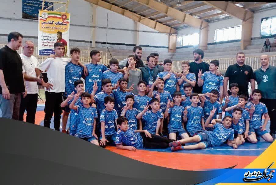 پایان مسابقات لیگ کشتی فرنگی مازندران/ نکا بر بام گروه A