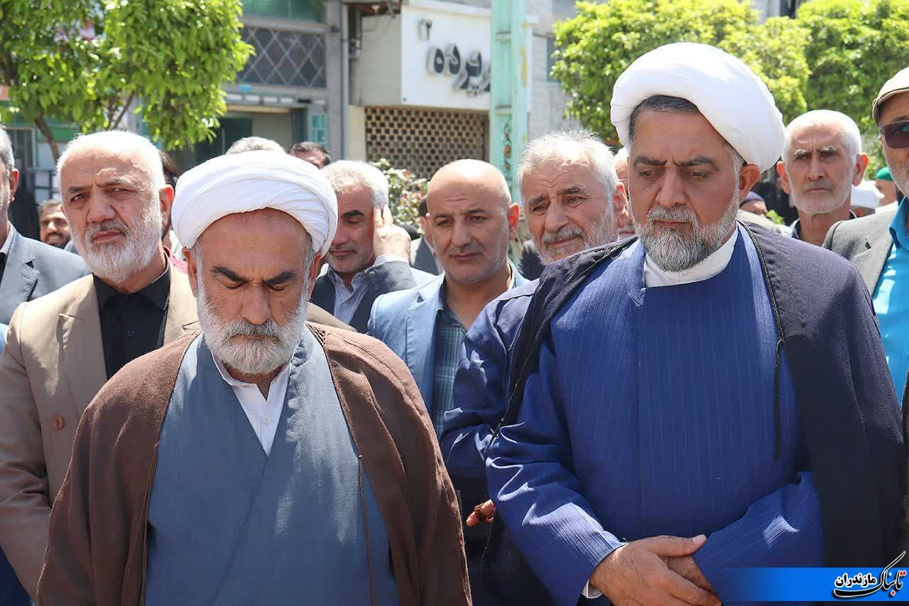 راهپیمایی جمعه‌های خشم در حمایت از مردم مظلوم غزه و عملیات وعده صادق در نکا/ گزارش تصویری