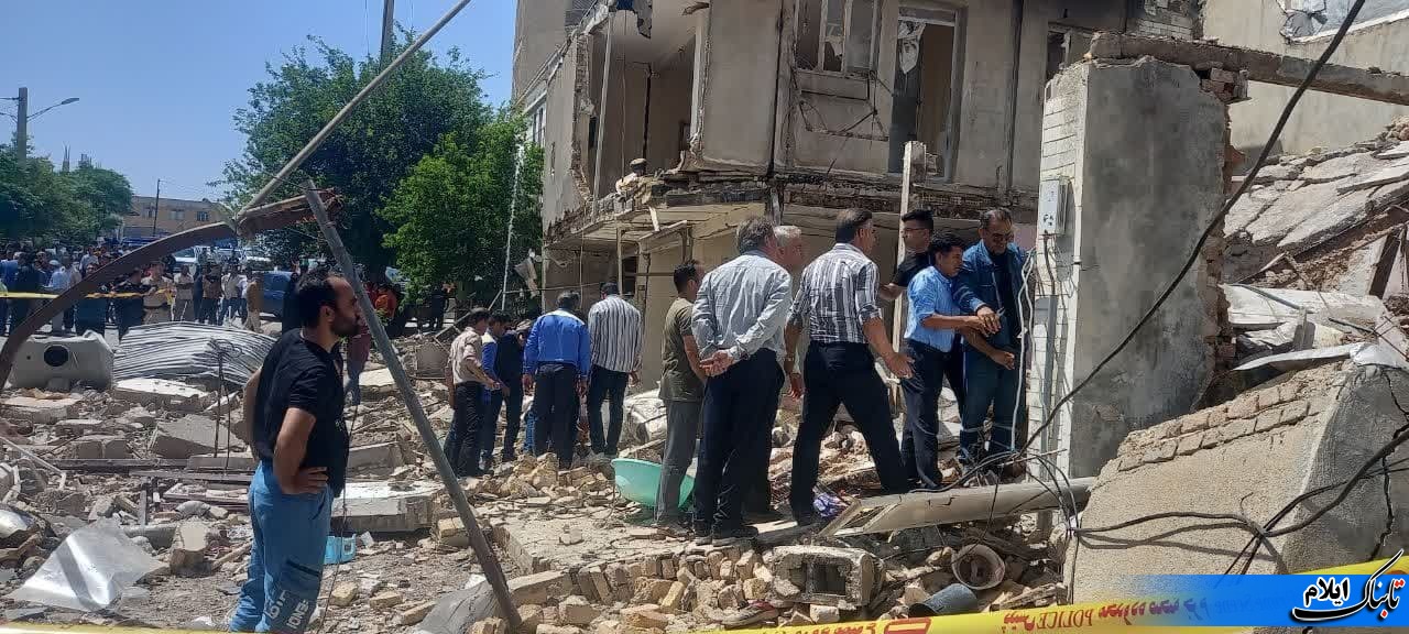 ۲ فوتی و ۲ مصدوم درپی انفجار خط لوله گاز در آبدانان