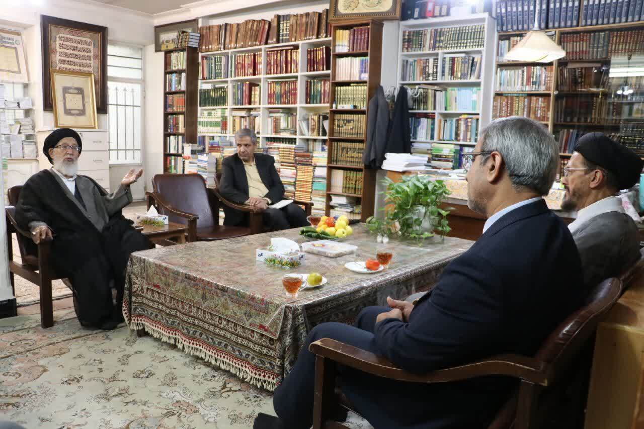 دیدار استاندار خراسان رضوی با آیت‌الله سیدان