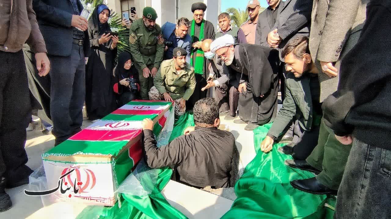 تشییع و خاکسپاری لاله های زهرایی در مرکز گلستان+ تصاویر