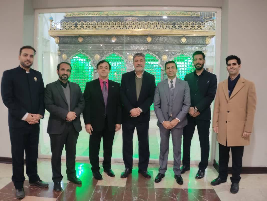بازدید رئیس‌دفتر کمیساریای عالی پناهندگان سازمان ملل در مشهد مقدس از حرم  مطهر رضوی