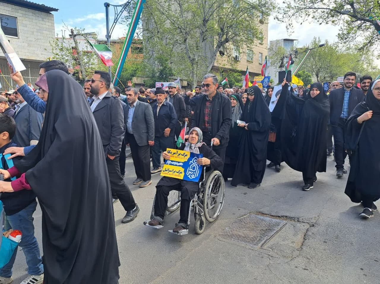 حضور پر شور اقوام در راهپیمایی روز قدس و دفاع از مردم فلسطین + تصاویر