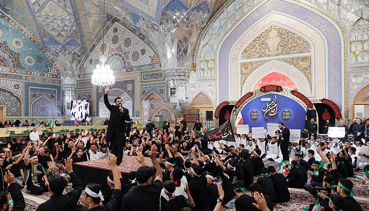 جلوههایی از عشق و ارادت نوجوانان به حضرت قاسم (ع) در مراسم «احلی من العسل»