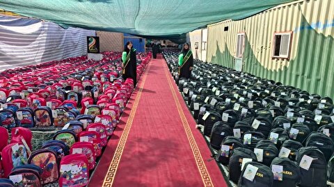 اهدای ۵ هزار بسته نوشت‌افزار به دانش‌آموزان کم‌برخوردار