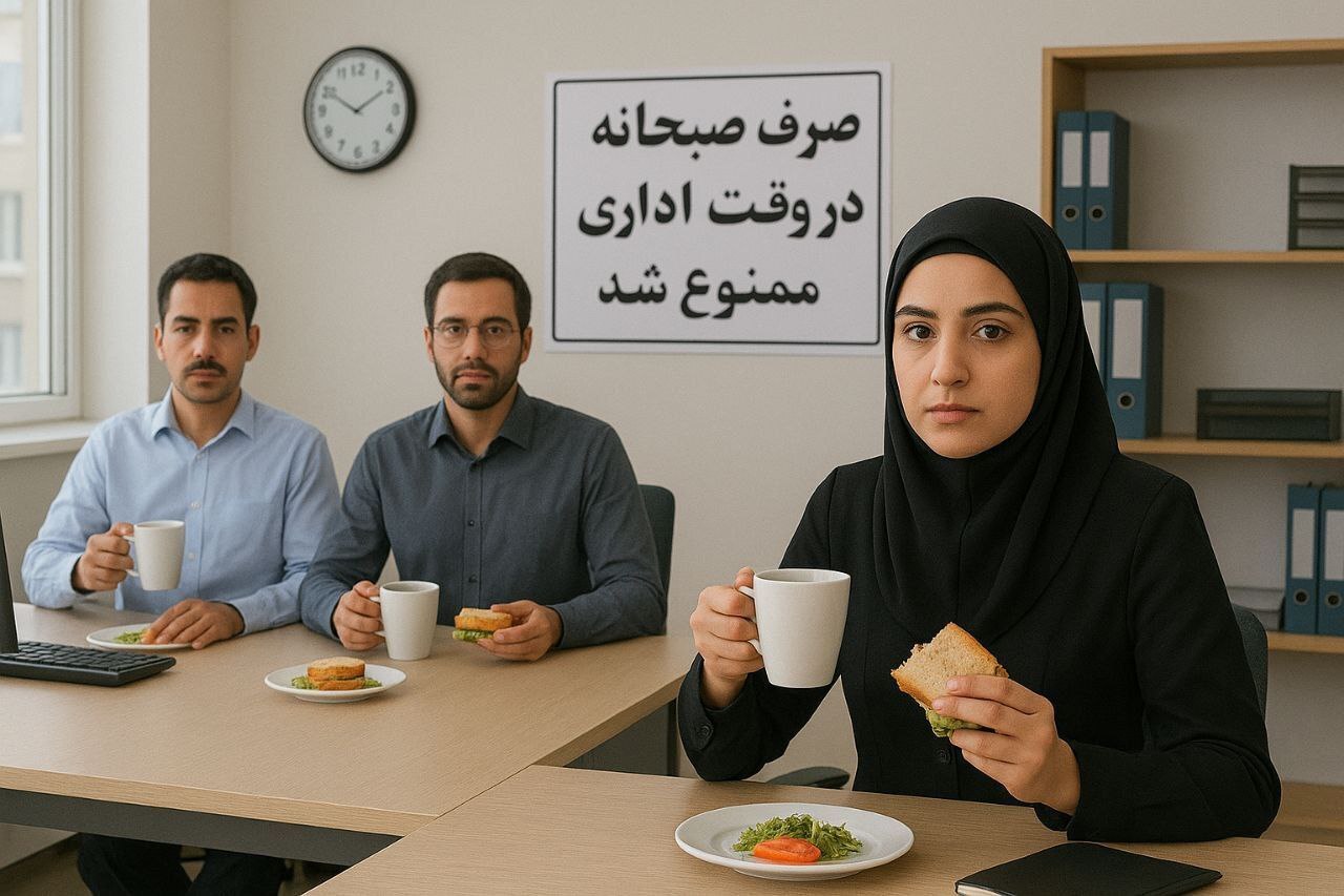 وقتی صبحانه کار مردم را عقب میاندازد!/ تصمیم تازه دولت برای نظم در ادارات وقتی صبحانه کار مردم را عقب میاندازد!/ تصمیم تازه دولت برای نظم در ادارات